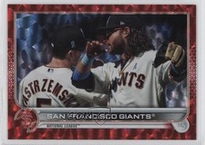 2022 Topps Series 2 Red Foilboard /199 San Francisco Giants Mike Yastrzemski x5u