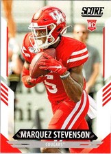 2021 Panini Score Marquez Stevenson Houston Cougars #338 Football Rookie Card. rookie card picture