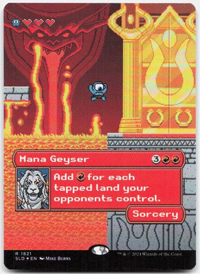 #ad Mana Geyser Rainbow Foil *Foil* SLD 1821 NM LP $12.25
