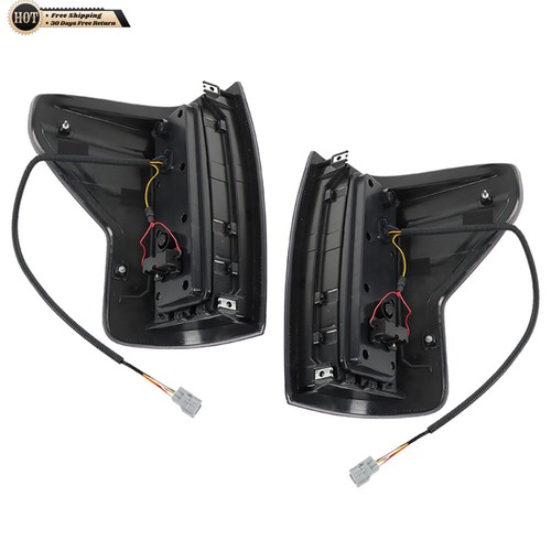 Silscvtt LH+RH Side Smoked Rear Tail Light Lamps For Toyota Tundra 2007-2013 LED - Picture 10 of 15