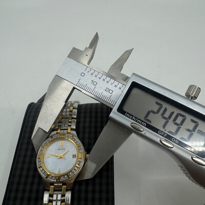 Citizen Eco-Drive Lucca Two-Tone Womens Watch With MOP Dial  display picture 1