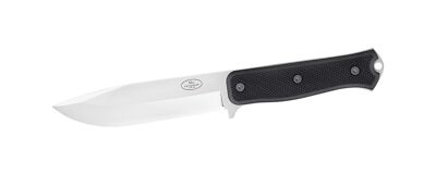 Fallkniven S1x Fixed 132mm Satin Blade Thermorun Handle, Black