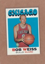 1971-72 TOPPS BASKETBALL BOB WEISS #128 BULLS EXMT/EXMT+ *A36776