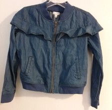 Denim jacket girls LOVE, FIRE GIRLS JACKET SIZE LARGE 100 COTTON full zip