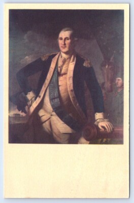 Postcard Portrait of General Washington by Charles Willson Peale