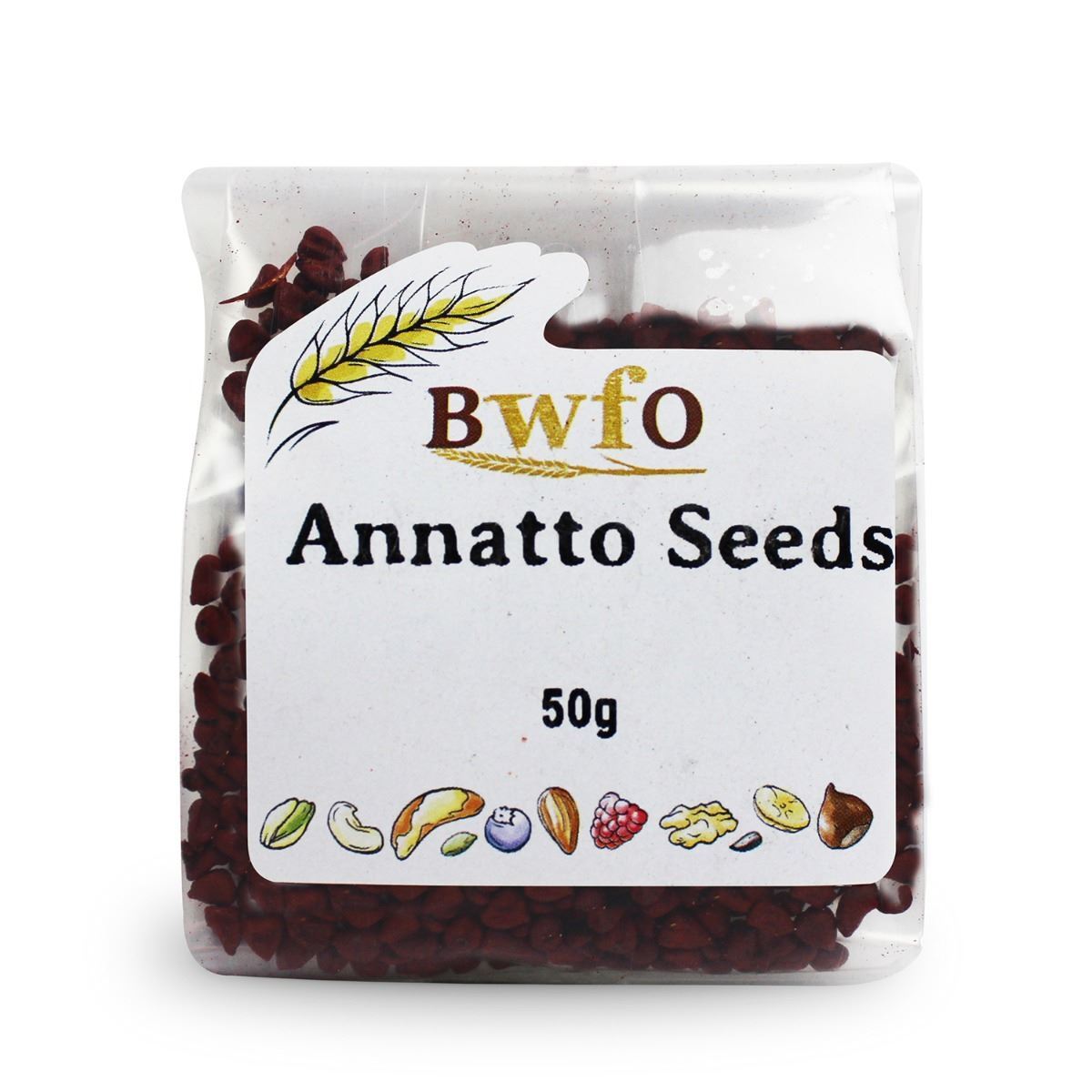 Annatto Seeds 50g | BWFO | Free UK Mainland P&P