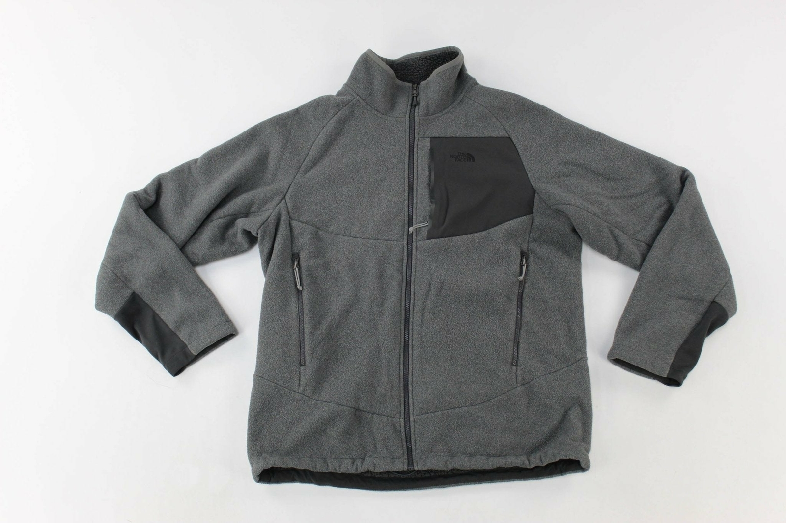 Sherpa Lined Grey Fleece Jacket | eBay