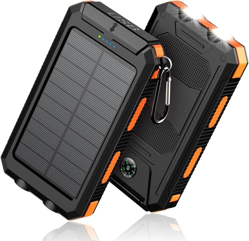 Solar Charger Power Bank 20000mAh Portable Charger Power Bank External Battery - Image 3 of 4