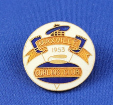 Maxville Curling Club Founded 1953 MAXVILLE Ontario Canada Club Pin
