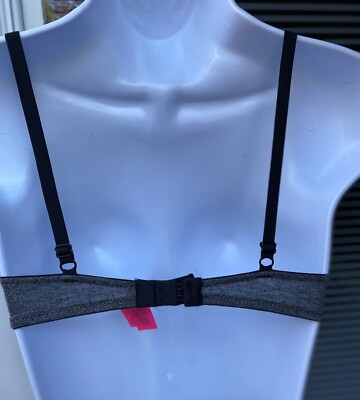 LA SENZA BRA SIZE 32B BLACK-GRAY LIGHTWEIGHT LINED UNDERWIRED | eBay
