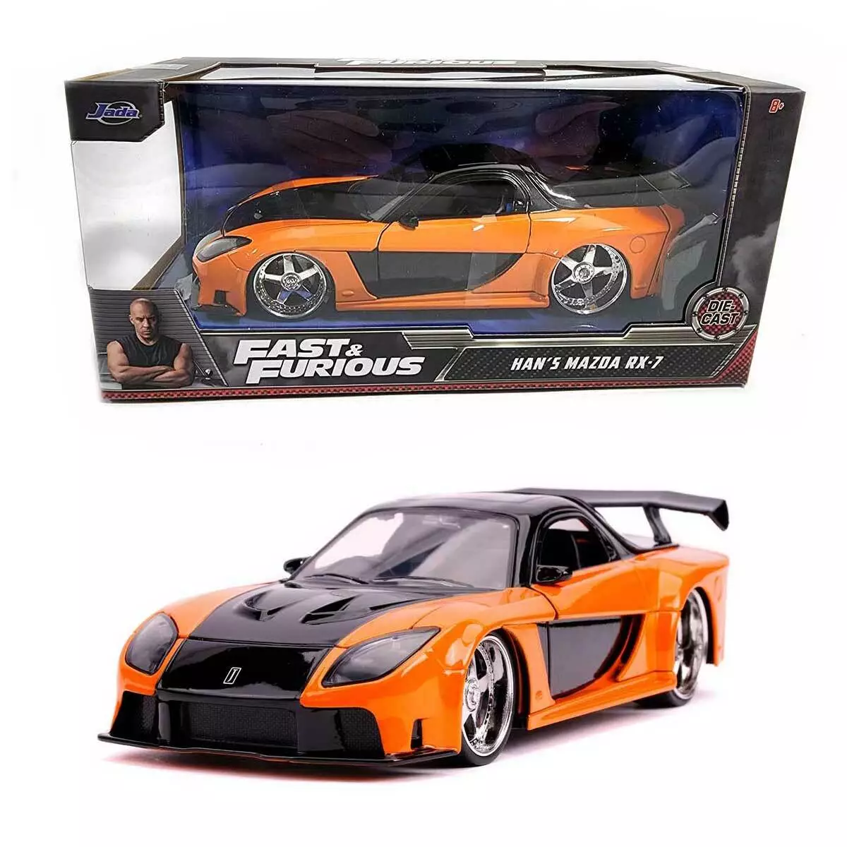 Jada Fast & Furious: Tokyo Drift Han's Mazda RX-7 1/24 Scale