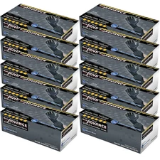 BLACK NITRILE DISPOSABLE GLOVES INDUSTRIAL 6MIL LATEX & POWDER FREE