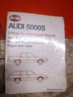 1984 1985 Audi 5000S Factory Service Manual Repair Gasoline And Diesel Turbo