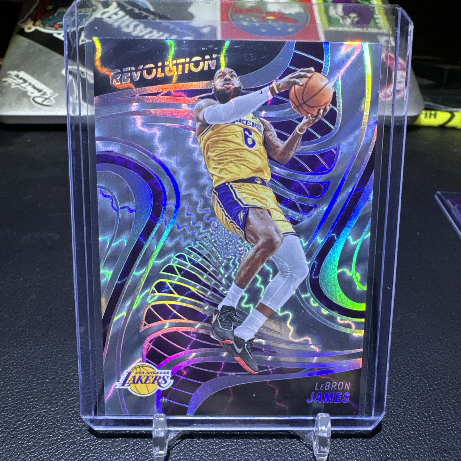 2022-23 Panini Revolution Asia Holo Silver 37/75 LeBron James #58
