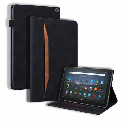 For Amazon Fire HD10/HD10 Plus 2021 10.1 Shockproof Leather Kickstand Case Cover