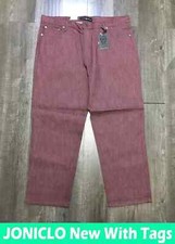 Men's Regular Fit Comfort Jeans Big Tall 1700 Burgundy Knockout