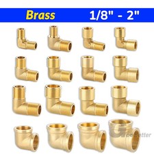Brass Elbow 90 Degree Female Male BSP Thread ...