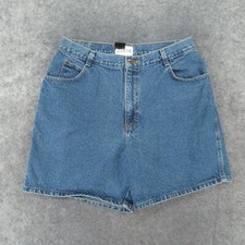 Vintage Gitano Shorts Womens 16 High Rise Mom Denim Med Wash Fade Ladies