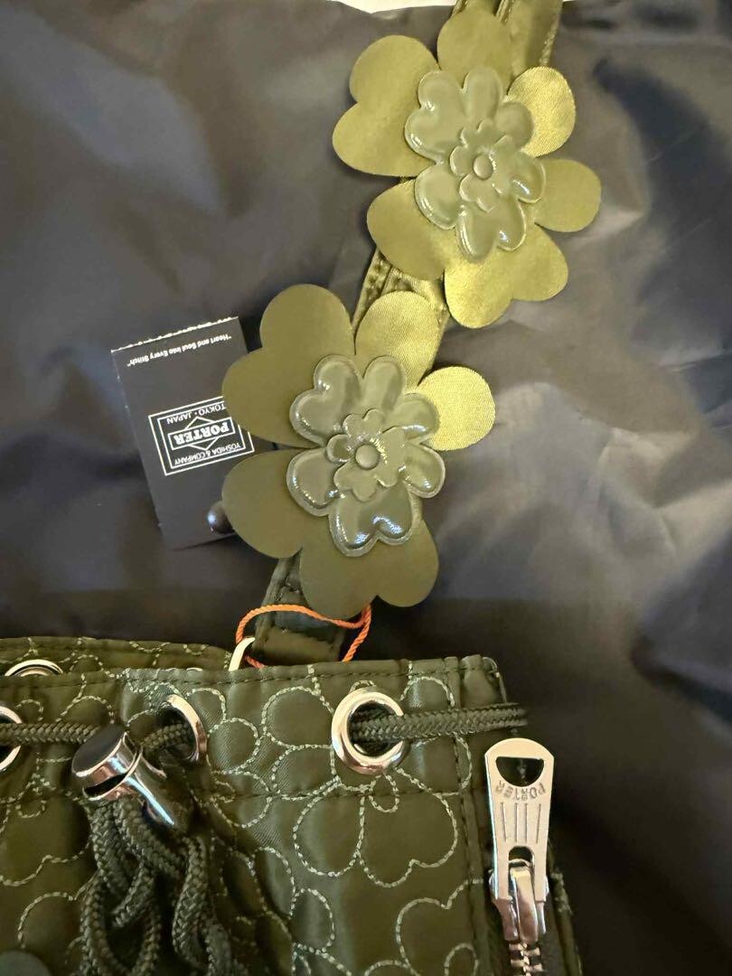 CECILIE BAHNSEN PORTER BONSAC MINI カーキ YOSHIDA & Co. 90th Anniv CECILIE BAHNSEN x PORTER BONSAC