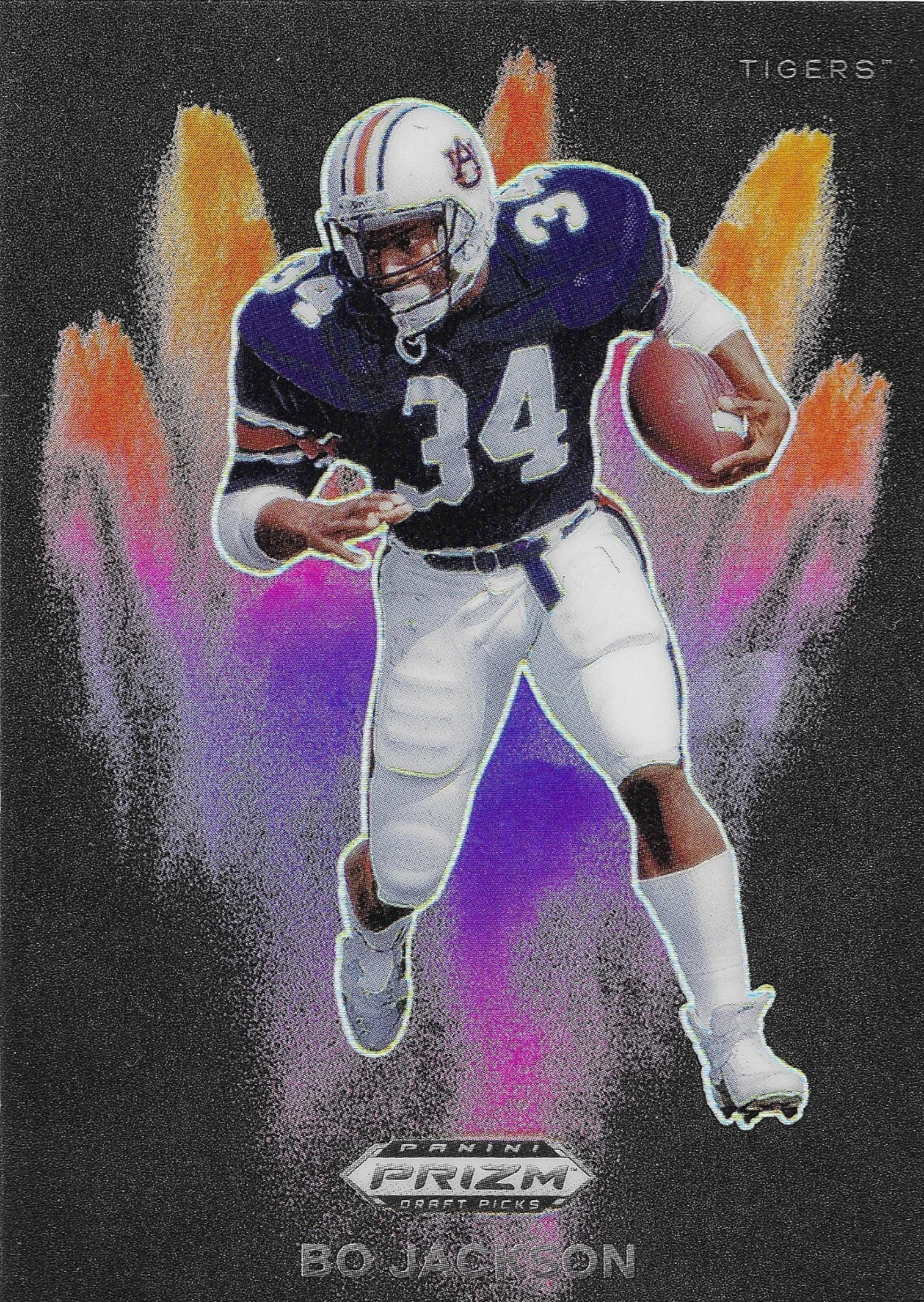 2024 Panini Prizm Draft Picks - Black Color Blast Bo Jackson #CB-32