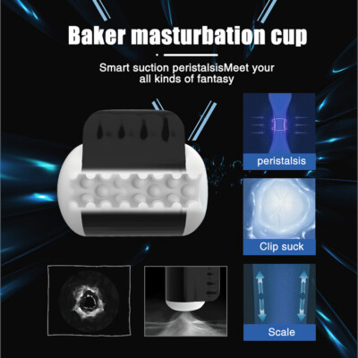 Automatic Rotating Male Masturbaters Stroker Blowjob Masturbation Cup Oral  Sex | eBay