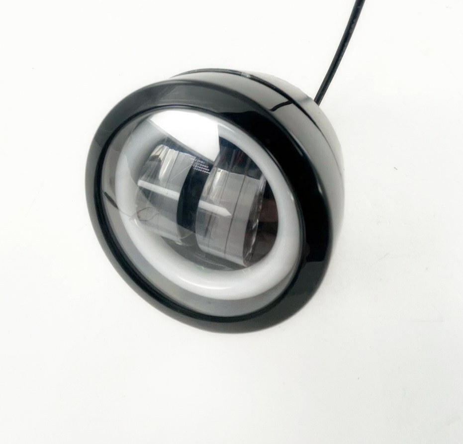 Lot De 2 Phares LED 48W 24V Pour Camion - 3D Léger, Blanc, Compatibles Scania DAF Man Volvo Renault