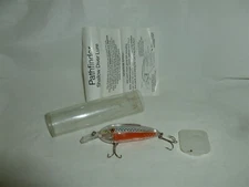  Vintage 3 Inch Plastic Merlin Scent Lure Fishing Lure w/ Box & Flyer Lot Q-789