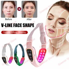 Facial Lifting Massager LED Photon Therapy Face Slimming V-Shaped Belt Device