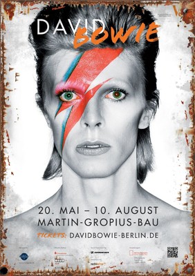 David Bowie Martin Gropius A4 Blechschild Poster Indoor Outdoor