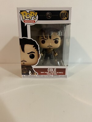 COLE, BRAND NEW, FUNKO POP MOVIES, from ''MORTAL KOMBAT, #1054