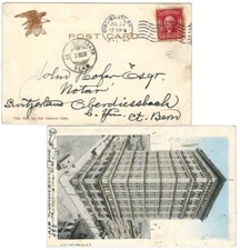 United States 1902 Definitives 2c Washington Shield 1906 Cincinnati, Ohio Sta. V