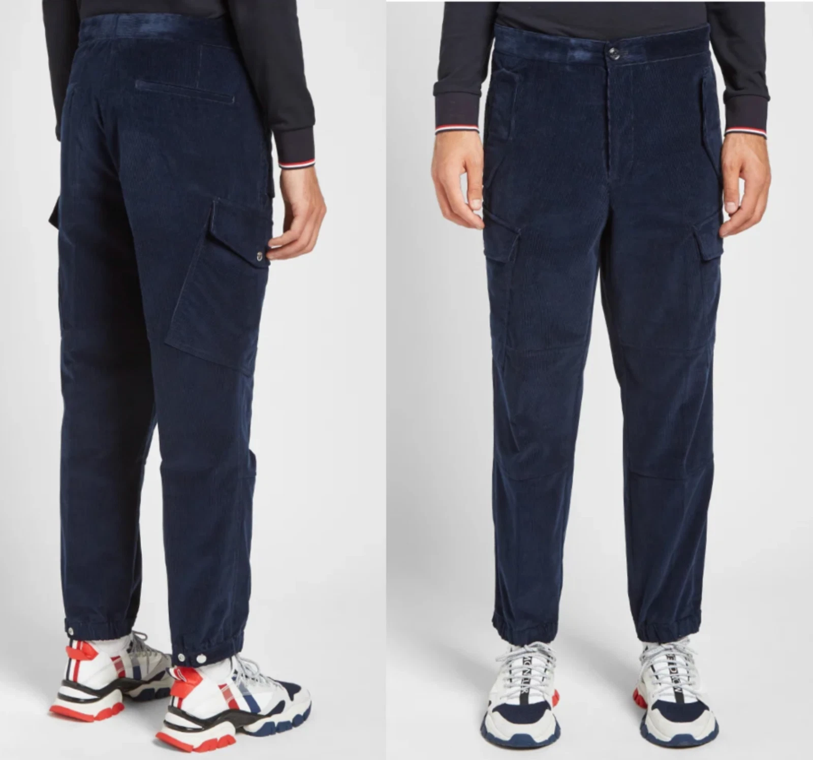 Moncler Genius 2 1952 Corduroy Sportivo Lounge Cargo Pants Trousers New L