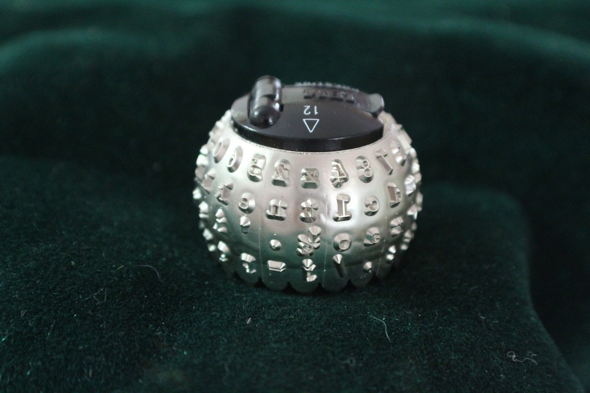 IBM SELECTRIC TYPEWRITER Font Ball Head Font Size 12 IBM PRESTIGE