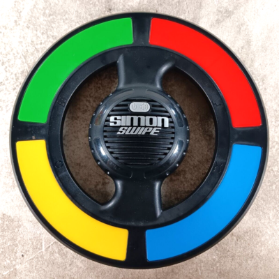 #ad #ad Simon Swipe Game Hasbro Handheld Electronics 4 Games Classic Simon 16 Levels $9.88