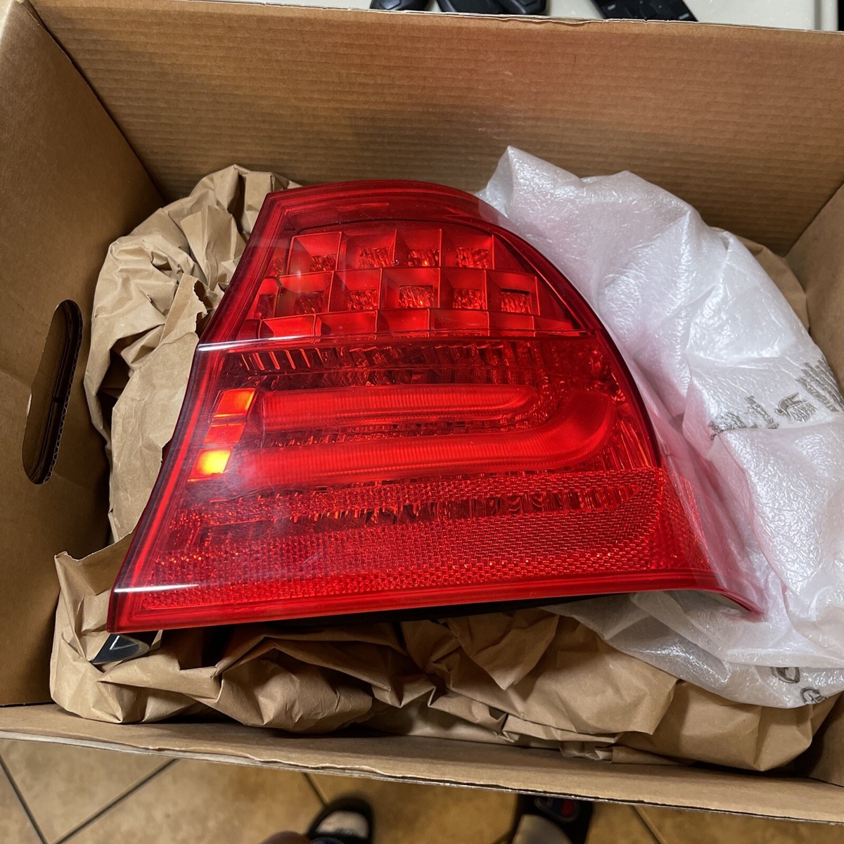 Genuine OEM BMW LCI Right Rear Passenger Side Outer Tail Light LED 