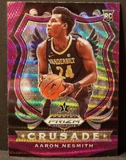2020 Panini Prizm Draft Picks Aaron Nesmith Crusade Purple Wave Prizm #95 Rookie