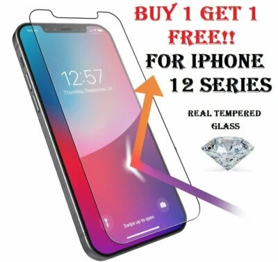 PROMAX Tempered Glass Screen Protector For iPhone 16 15 13 12,11 14 17 Pro Max 17 Pro