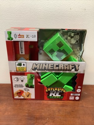 Minecraft Exploding RC Creeper Car Lights & Sounds with DLC Code Mattel - NEW