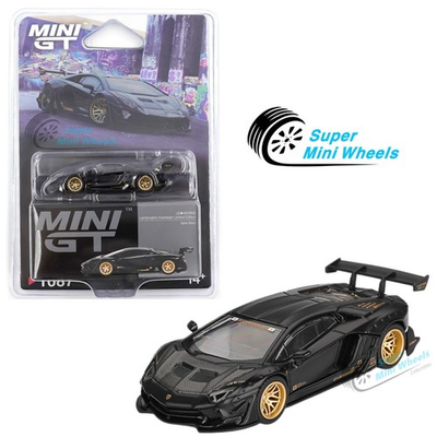 #ad Mini GT 1:64 LB WORKS Lamborghini Aventador Limited Edition – Matte Black #1087 $15.99