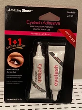 Amazing Shine 2 Piece Eyelash black Adhesive Set