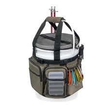 Fishing Bucket Organizer with Bucket Cover, Ice Fishing Tackle Bag with Rod &...