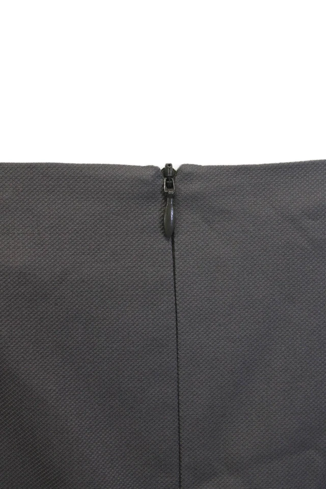 Top Jaeger Mujer Algodón Cuello Cuadrado Manga Larga Cremallera Gris Talla 14 Foto 4 de 4