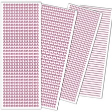 3090PCS Face Gems Eye Jewels Rhinestones Crystals Stickers 3/4/5/6mm with Lig...