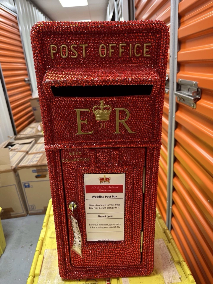 One Of A Kind - Hand Crafted -  Over 3000 Individual Diamanté Red Sparkle Stones - Image 4 of 4