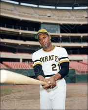 Roberto Clemente Photo 8X10 - 1971 Card Photo Pirates FREE SHIPPING