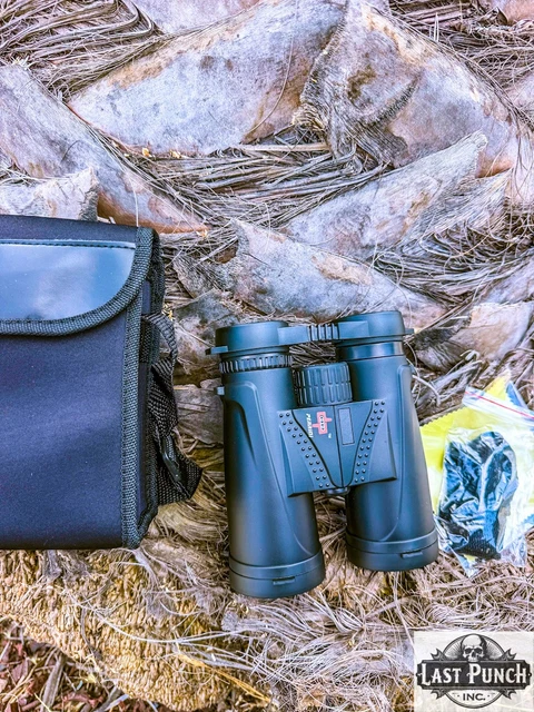 10x42 Black Binoculars High Powered Super Sharp View Waterproof