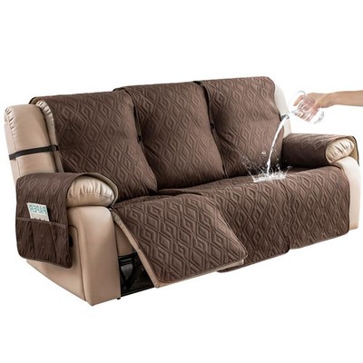 Waterproof Reclining Couch Cover 3 Seat, Recliner Sofa Covers Non-Slip Reclin...
