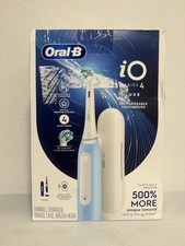 Oral-B iO Series 4 Luxe Electric Toothbrush - MISSING HEAD BRUSH Blue