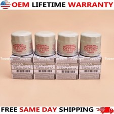 Genuine OEM 4 Pack 15208-65F00 15208-65F0A Engine Oil Filter for Nissan Infiniti