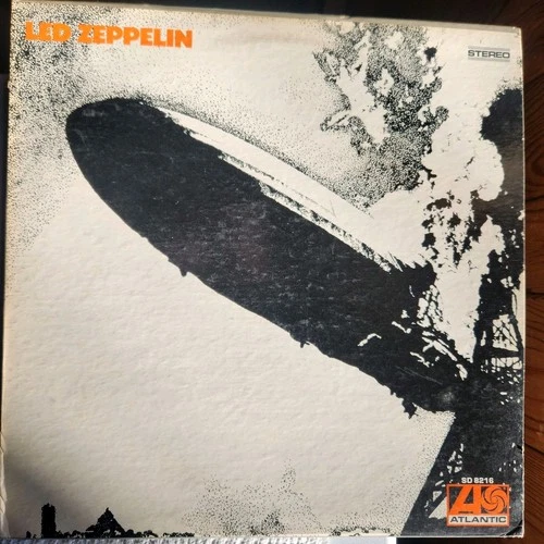 Led Zeppelin LP Vinyl 1969 1st Pressing Atlantic SD 8216 EX/EX